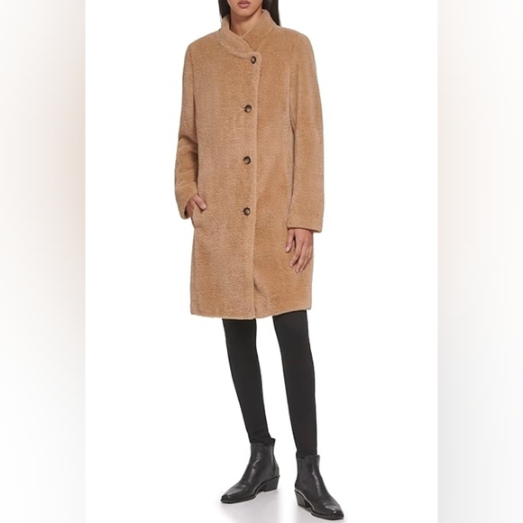 DKNY Wool Coat NEW - Picture 2 of 10